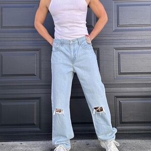 Levi's Light Blue Low Pro Jeans